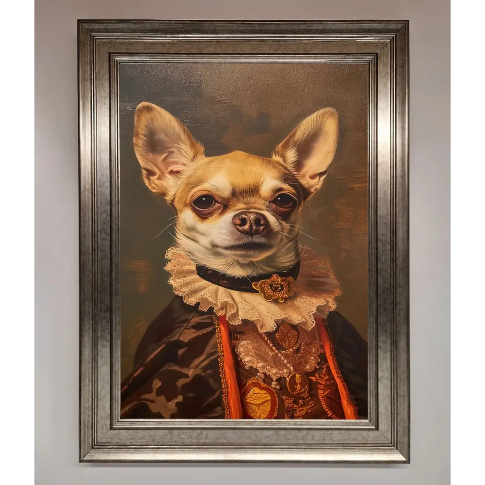 Renaissance Chiuhua Framed Print - A3 (29.7 x 42 cm) / Silver - Framed Print