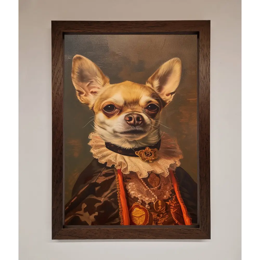 Renaissance Chiuhua Framed Print - A3 (29.7 x 42 cm) / Walnut - Framed Print