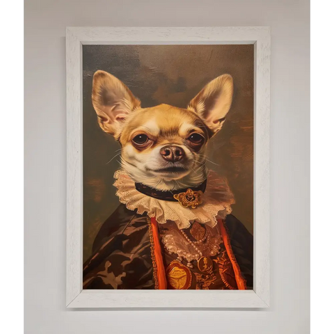 Renaissance Chiuhua Framed Print - A3 (29.7 x 42 cm) / White - Framed Print