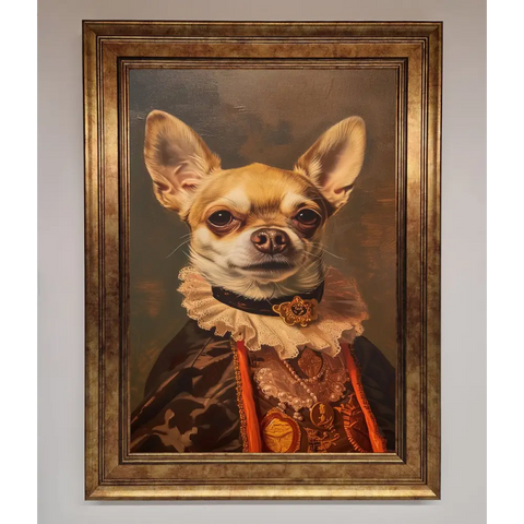 Renaissance Chiuhua Framed Print - B0 (100 x 141 cm) / Bronze - Framed Print