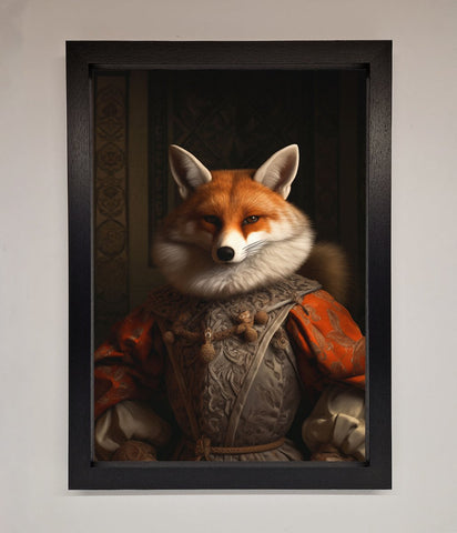 Renaissance Fox Framed Poster