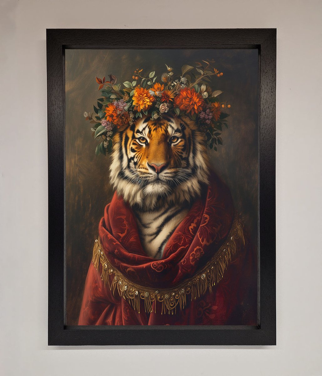 Renaissance Tiger Framed Wall Art