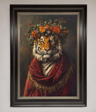 Renaissance Tiger Framed Wall Art