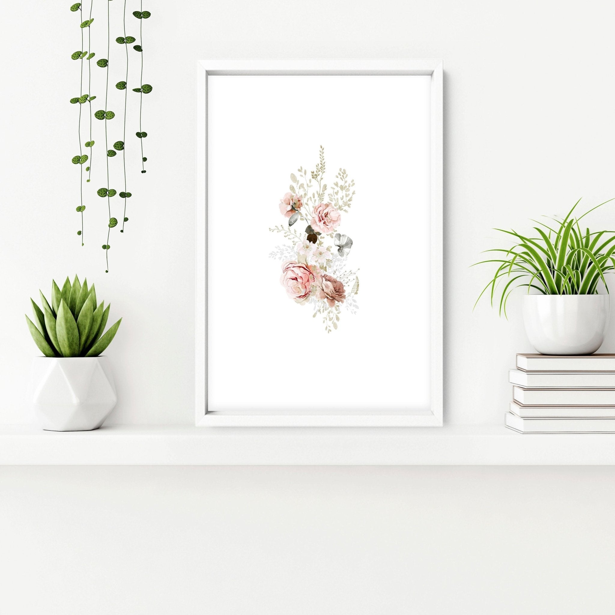Bathroom chic prints | set of 3 framed wall art