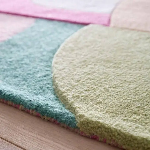 Retro Deco Rug Abstract Design - Rugs