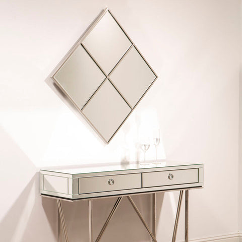 Reva Diamond Frame Wall Mirror