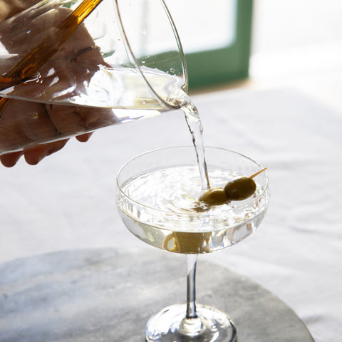 Classic Crystal Cocktail Glasses