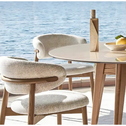 Risa Chair - Beige / Oak / Singular - Chair