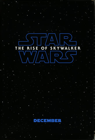 Star Wars: Rise Of Skywalker (2019) Original US One Sheet Movie Poster