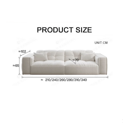 Rita Two Seater, Three Seater, Four Seater Sofa, Boucle