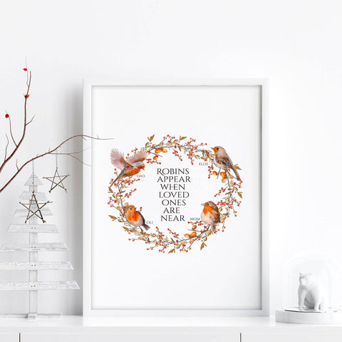 Personalized Family Tree - Festive Christmas Decor!