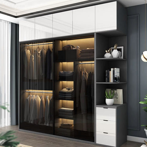 Rod Wardrobe, Grey