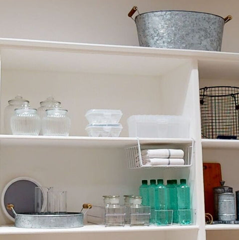 Galvanized metal six-egg box bucket with wooden handles and fitted cover for storing eggs securely