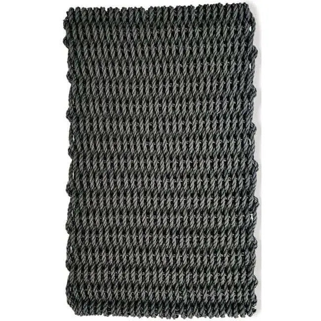 Rope Doormat Plain Design - Black / 45X75 cm - Doormat