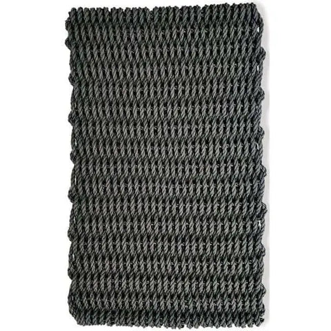 Rope Doormat Plain Design - Black / 45X75 cm - Doormat