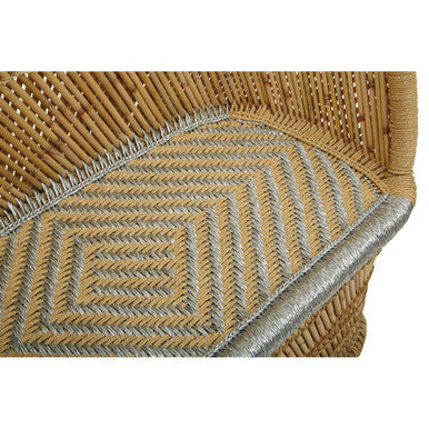 Rowan Two Seater Natural And Silver Sofa
