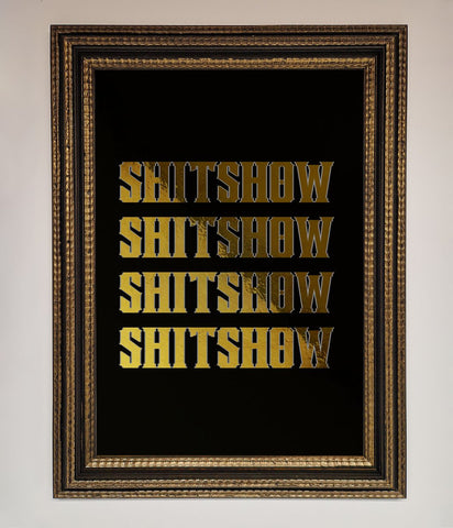 Rude Quote Foil Print