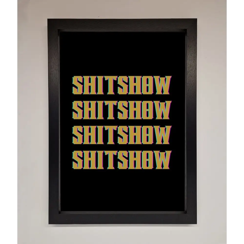 Rude quote Framed Print - A3 (29.7 x 42 cm) / Black - Framed Print