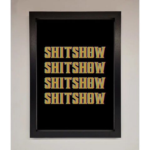 Rude quote Framed Print - A3 (29.7 x 42 cm) / Black - Framed Print