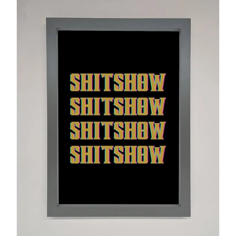 Rude quote Framed Print - A3 (29.7 x 42 cm) / Dark Grey - Framed Print