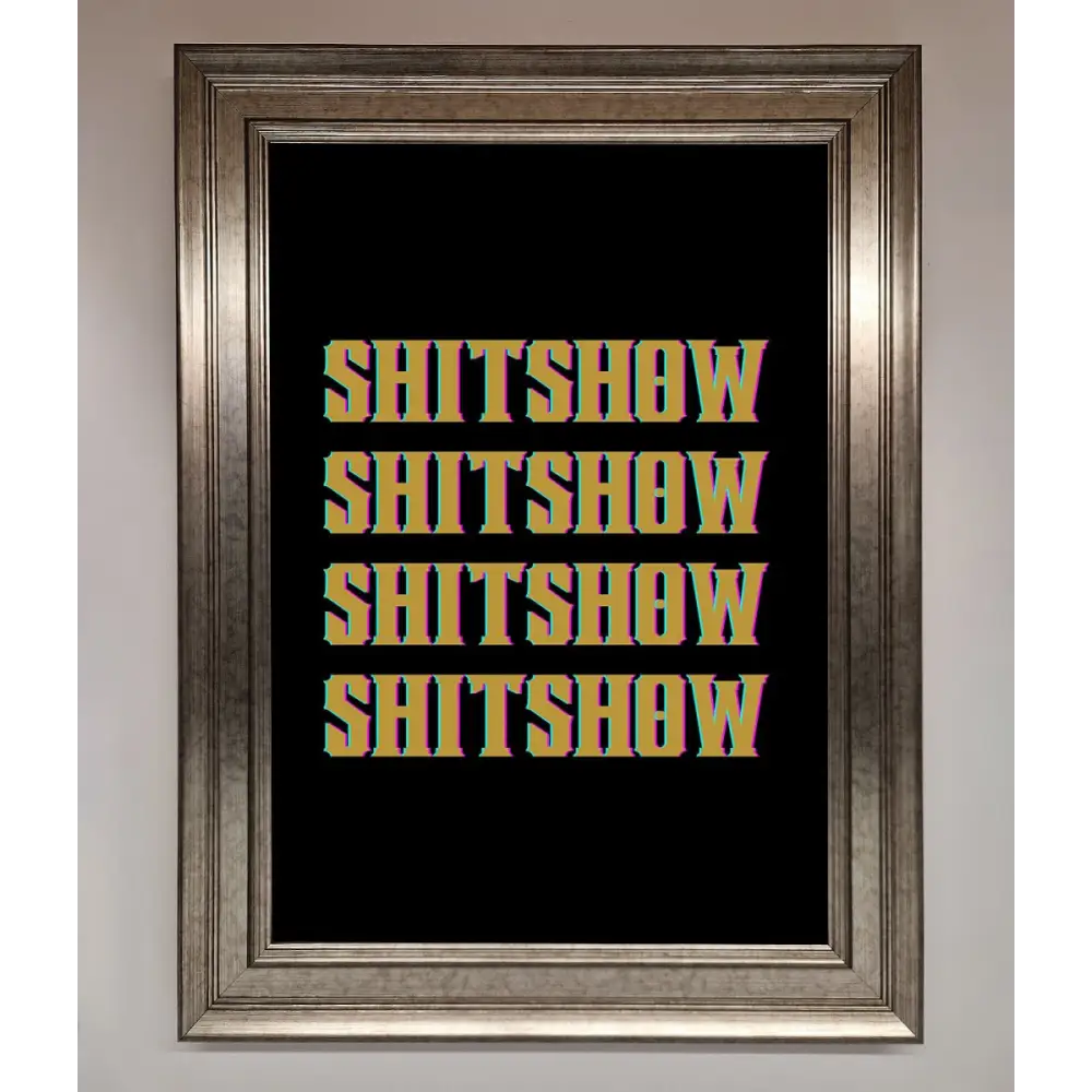 Rude quote Framed Print - A3 (29.7 x 42 cm) / Silver - Framed Print