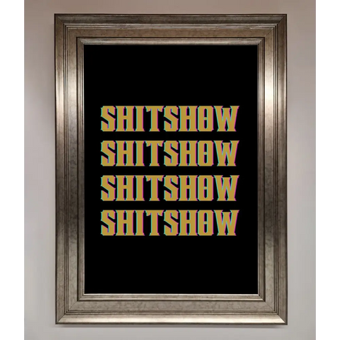 Rude quote Framed Print - A3 (29.7 x 42 cm) / Silver - Framed Print