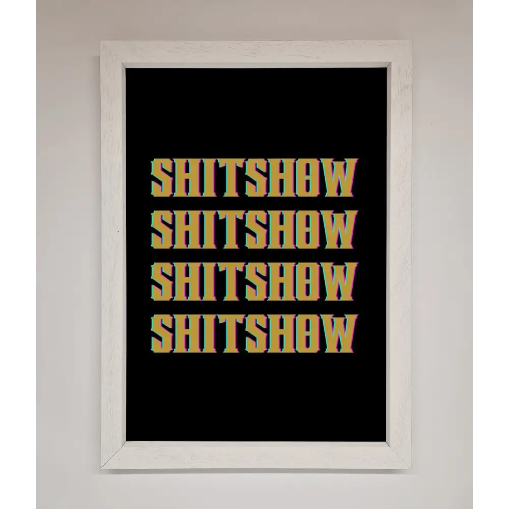 Rude quote Framed Print - A3 (29.7 x 42 cm) / White - Framed Print