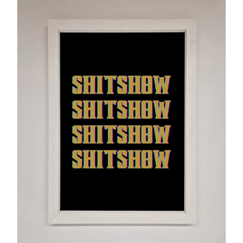 Rude quote Framed Print - A3 (29.7 x 42 cm) / White - Framed Print