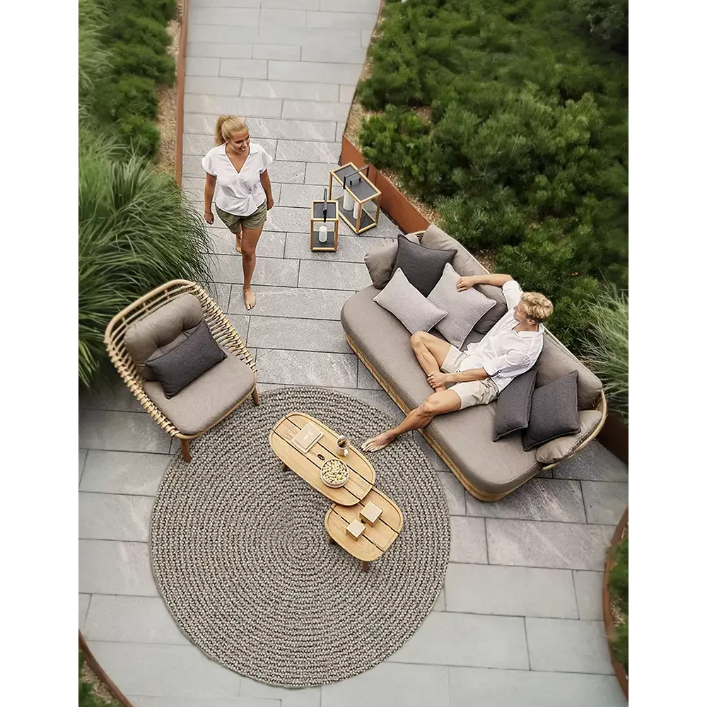 Rustam Modern Outdoor Patio Set Outdoor Sofa Set