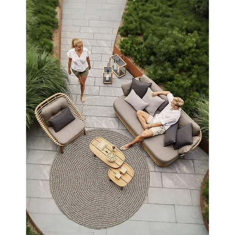 Rustam Modern Outdoor Patio Set Outdoor Sofa Set