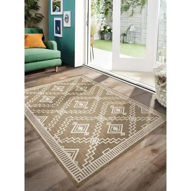 Rustic Rug Diamond Design - Rugs
