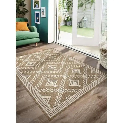 Rustic Rug Diamond Design - Rugs