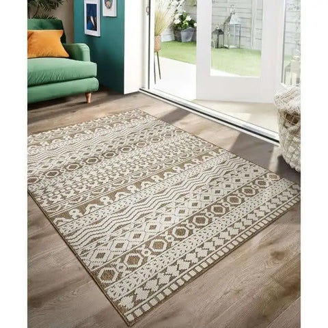 Rustic Rug Geometric Design - Rugs