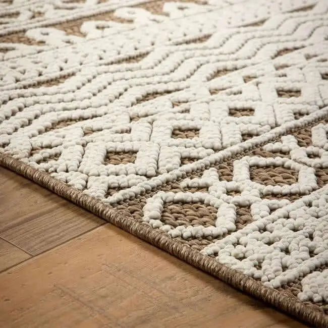 Rustic Rug Geometric Design - Rugs