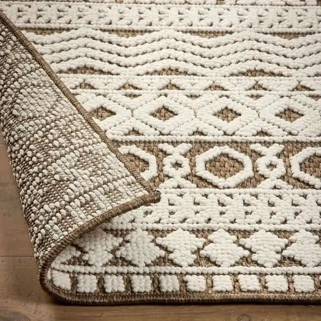 Rustic Rug Geometric Design - Rugs