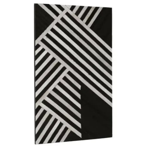 Safira Black And White Abstract Wall Art
