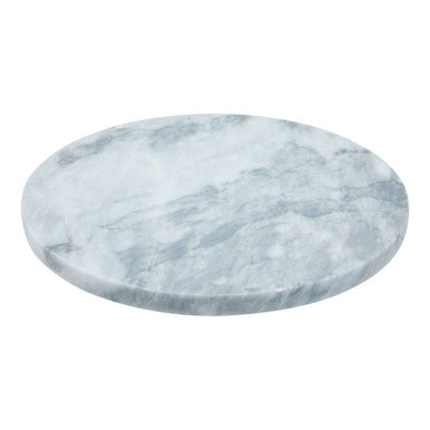 Salerno White Round Chopping and Serving Board
