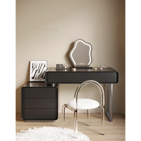 Salome Dressing Table Mirror Black