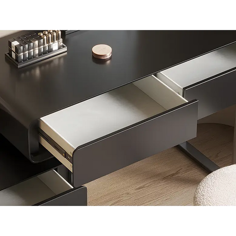 Salome Dressing Table Mirror Black