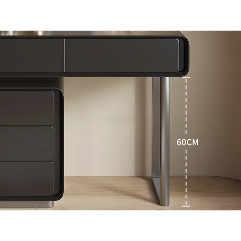 Salome Dressing Table Mirror Black