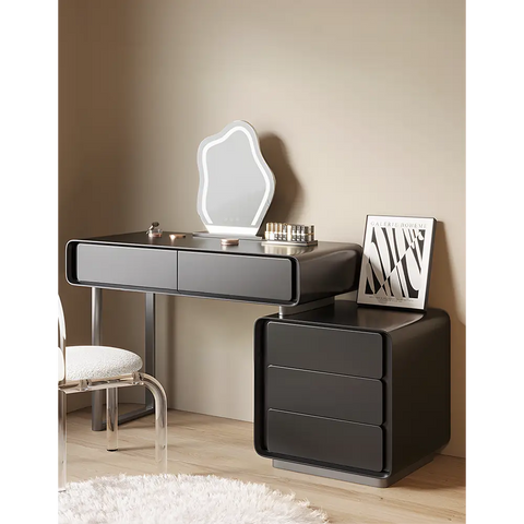 Salome Dressing Table Mirror Black