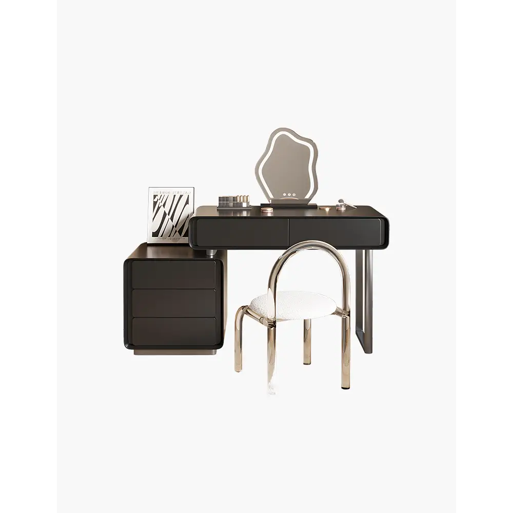 Salome Dressing Table Mirror Black