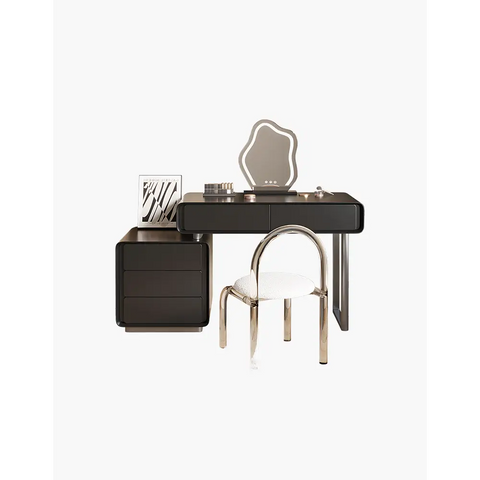Salome Dressing Table Mirror Black