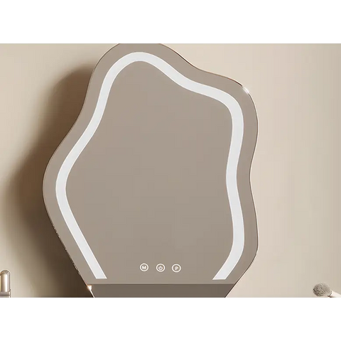 Salome Dressing Table Mirror Black