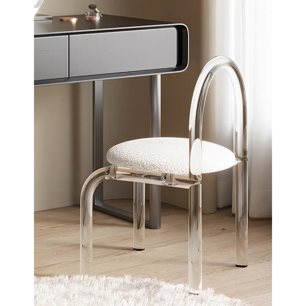 Salome Dressing Table Mirror Black