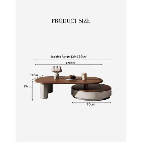 Samara Extendable Coffee Table Solid Wood