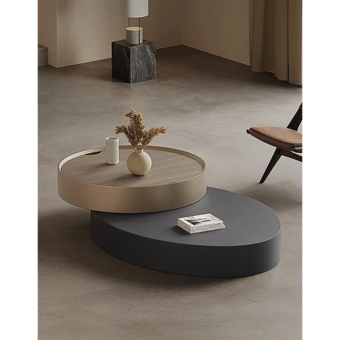 Sandoval Low Coffee Table Set With Storage Wood - coffee table