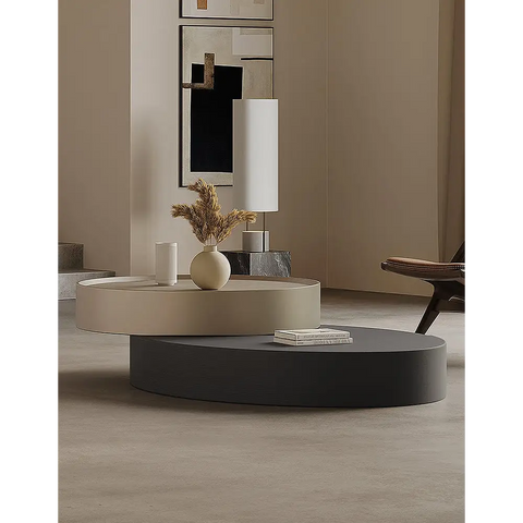 Sandoval Low Coffee Table Set With Storage Wood - coffee table