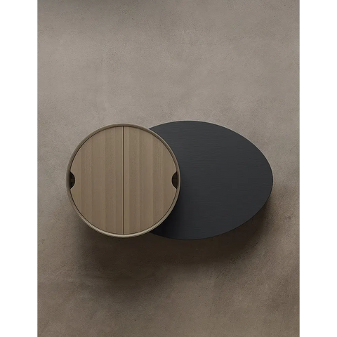 Sandoval Low Coffee Table Set With Storage Wood - coffee table