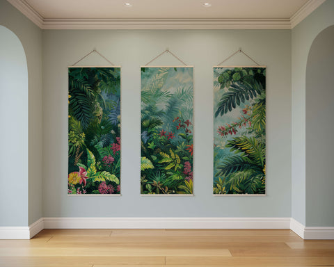 Vibrant Jungle Tapestry